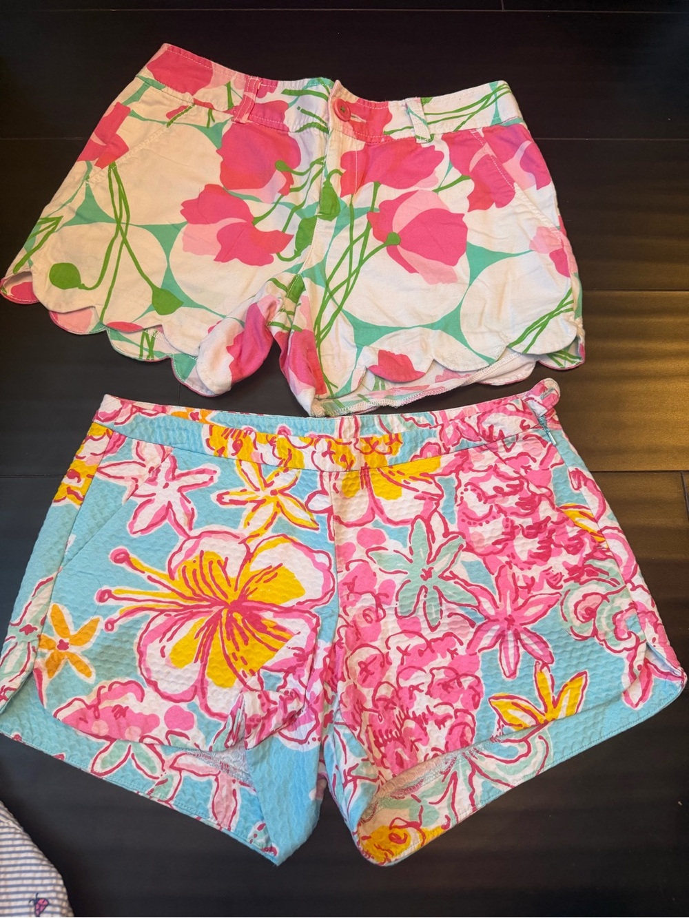 Lilly Pulitzer play shorts cheap bundle size 0 and 00